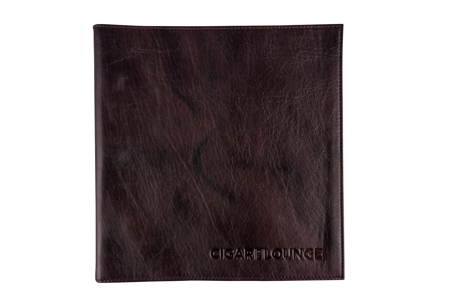 Leather bar and cigar menu folder
